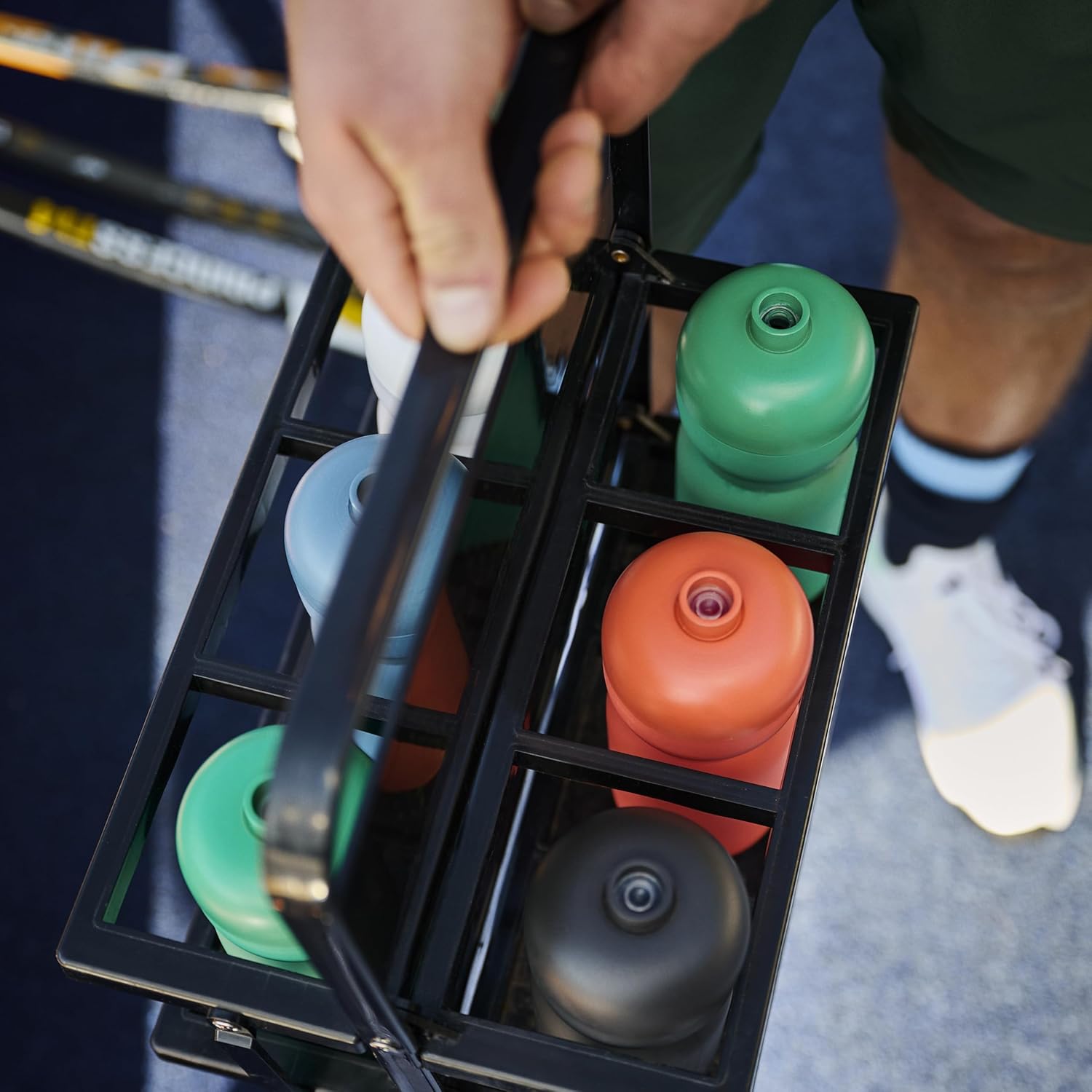 Mepal - Squeeze Sport water bottle - Leak-proof closure - Squeeze for drinking - Durable, soft material - Water bottle - 600 ml - Graphite black