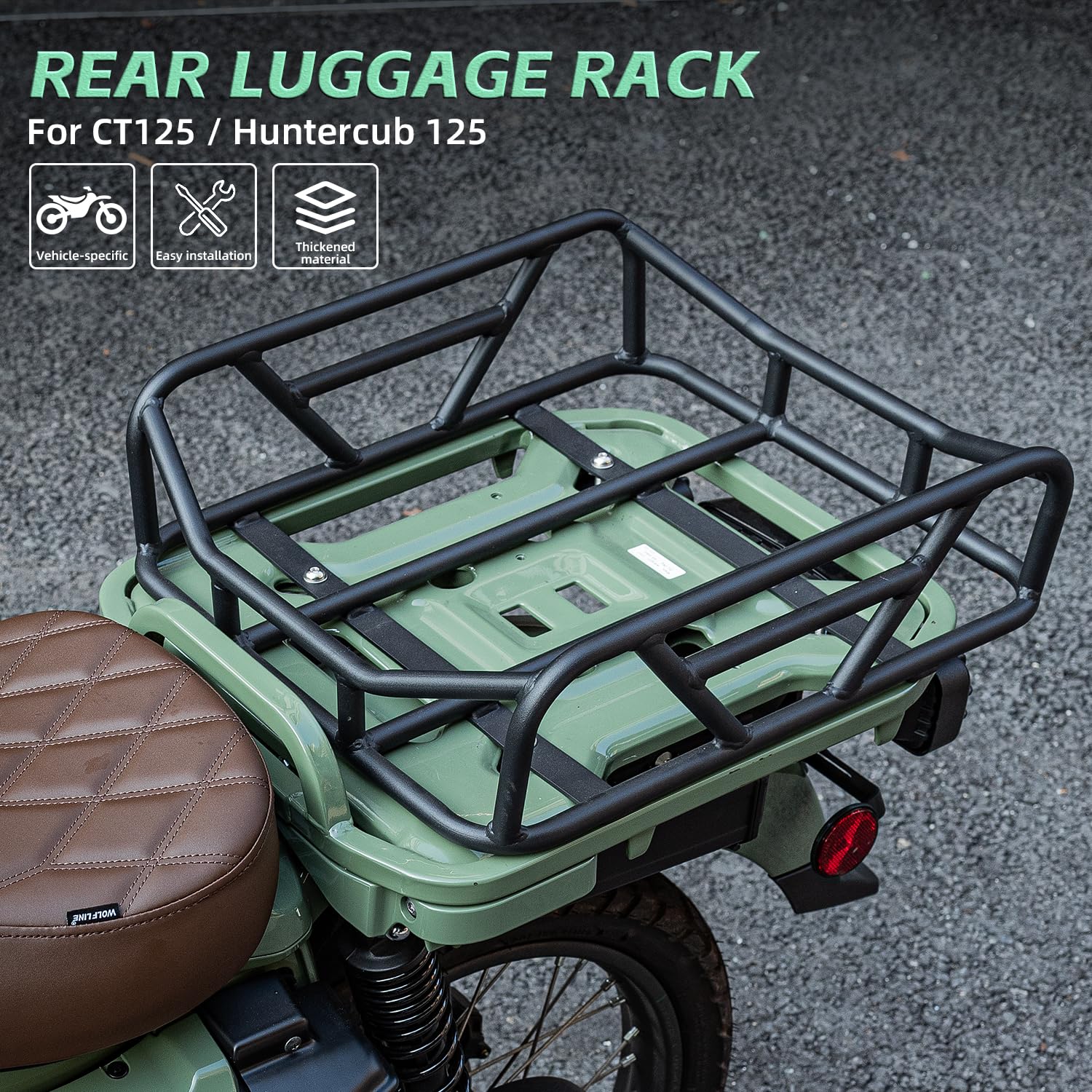 Ai Center Rack Carrier For Honda CT125 Trail 125, 08L70-K2E-A10