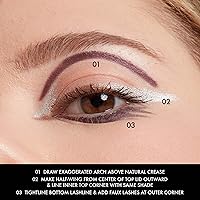 Vista 4 de NYX PROFESSIONAL MAKEUP Epic Wear Liner Stick, Lápiz Delineador de Ojos de Larga Duración - Silver Lining