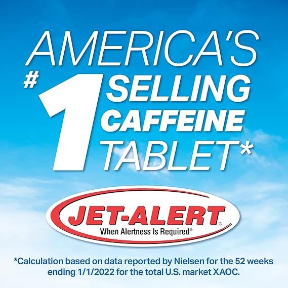 Jet-Alert 200 Mg Each Caffeine Tabs 90 Count