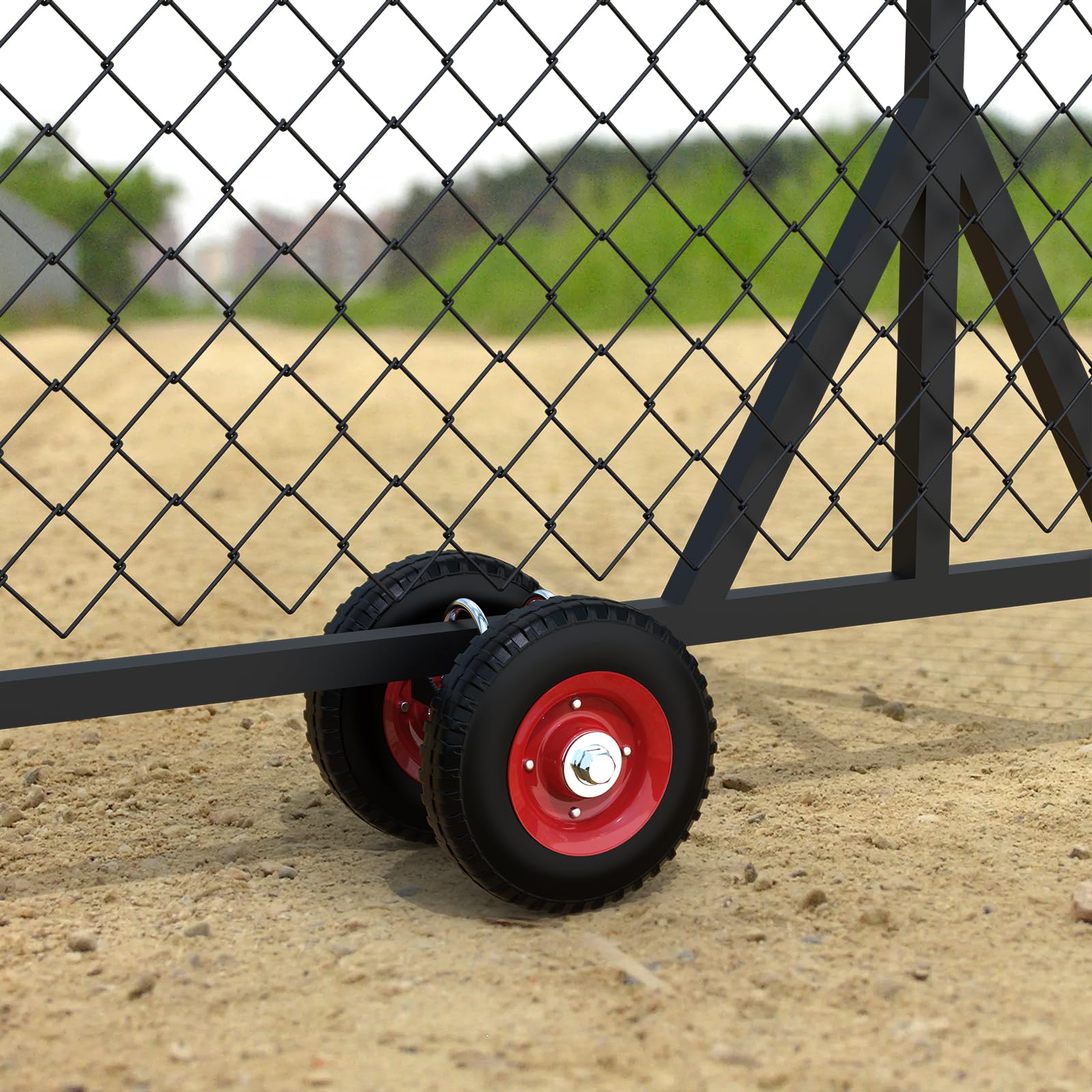 8-Inch Heavy Duty Gate Wheel, Driveway Fence Rolling Gate Wheels — Amazon image 7