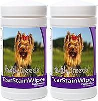 Vista 8 de Healthy Breeds Toallitas quitamanchas de lágrimas de perro para husky siberiano – Más de 100 razas – Limpiador facial de ojos – 70 toallitas