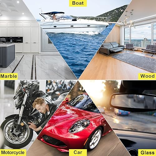 Miniatura 6 de 6 almohadillas de pulido de lana, almohadillas de corte, almohadilla de pulido de gancho para compuesto, corte y pulido, almohadilla de pulido de