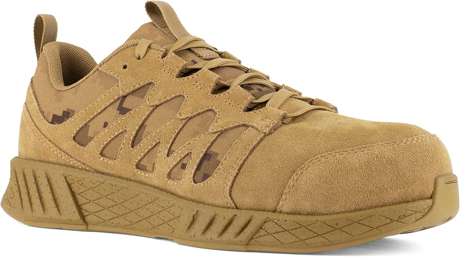 Reebok Mens Floatride Energy Tactical Tactical Soft Toe Boot with Side Zipper