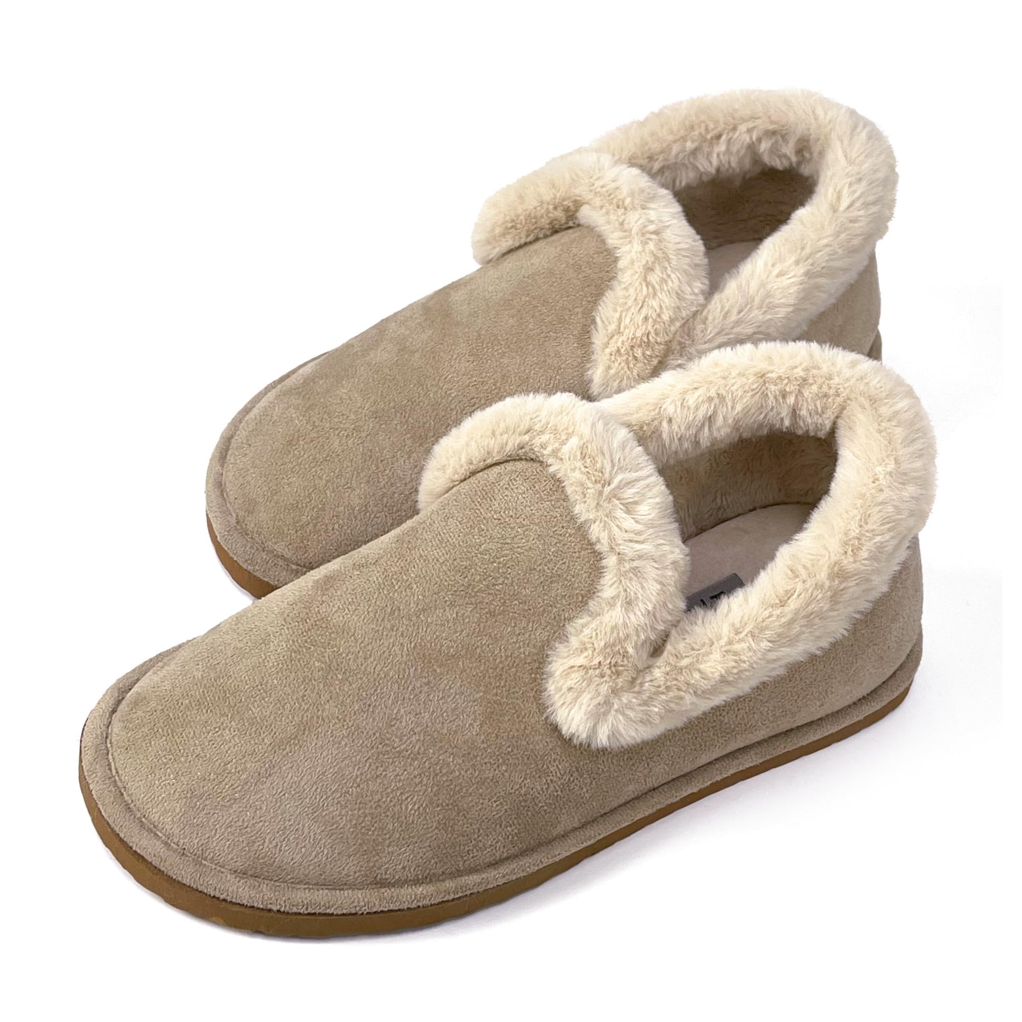 JOMIX Winter Hausschuhe Damen Plüsch Gefütterte Pantoffeln Ultra Warme Hüttenschuhe Bequeme Puschen Indoor