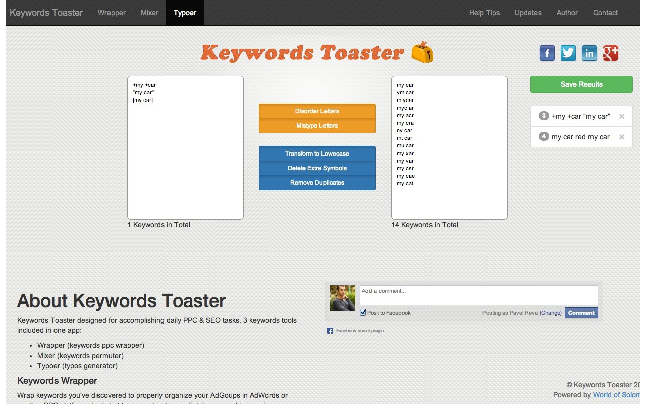 Keywords Toaster App on Amazon Appstore