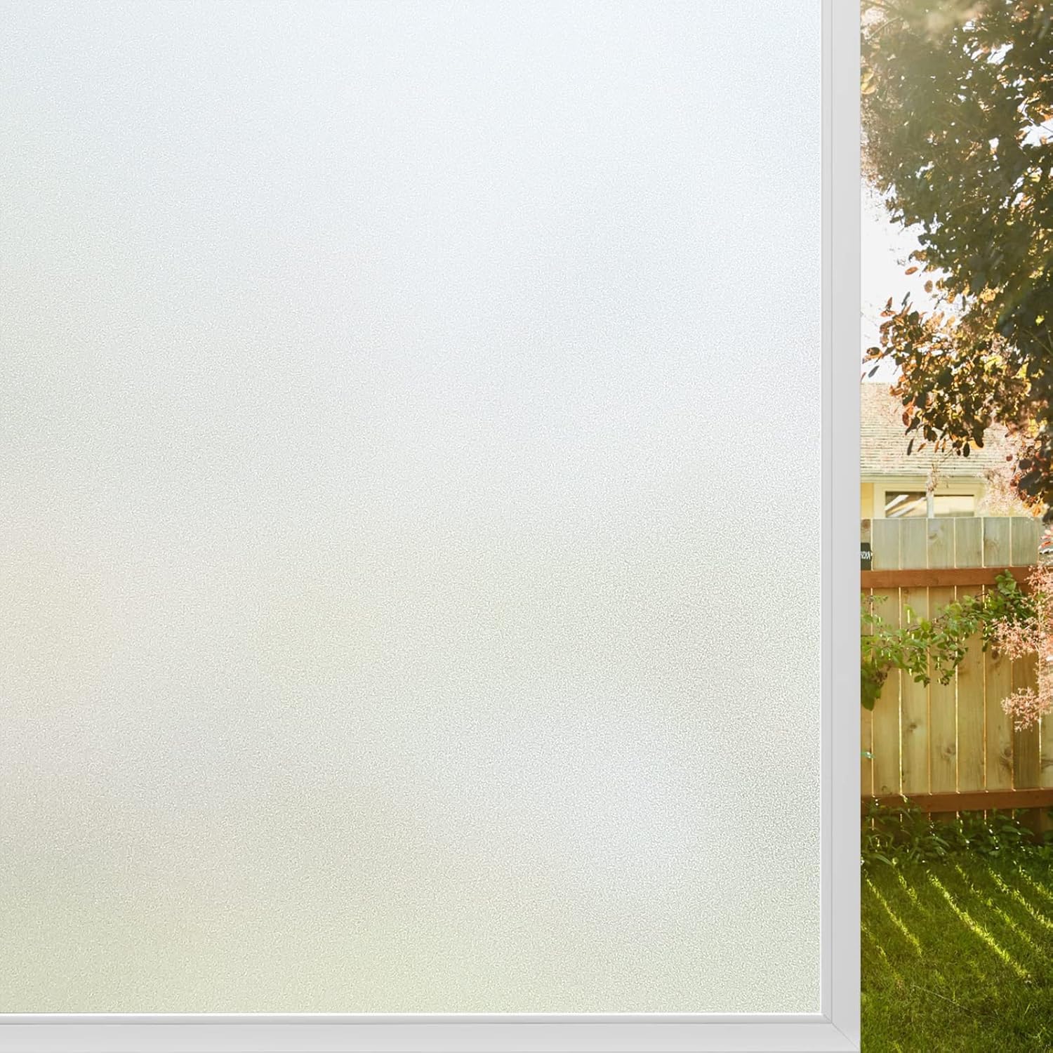 rabbitgoo Frosted Glass Window Privacy Film 35.4' x 78.7'