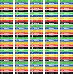 150 Pack Resistance Bands Set Bulk for Gym Members Sports Class Student Gift 5 Pieces Each with Storage and Carry Bag Grade Elastic Bands