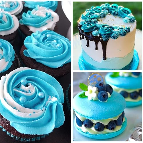 Miniatura 3 de Purpurina comestible  0.35 oz de polvo comestible metálico de grado alimenticio para bebidas, decoración de pasteles, hornear, polvo comestible