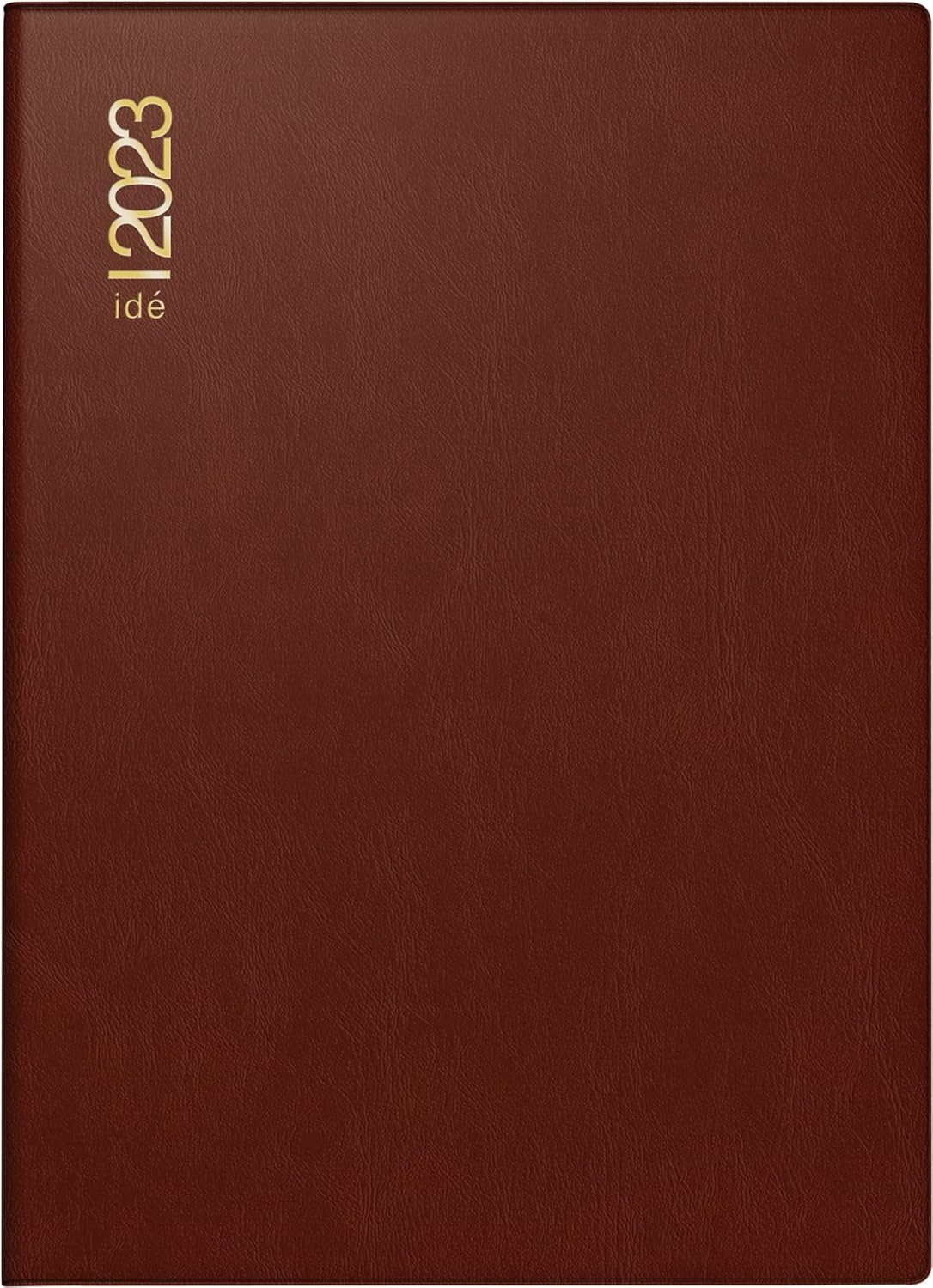 rido/idé Weekly Calendar Model Perfect/Technique I 2023 Sheet Size 10 x 14 cm Bordeaux