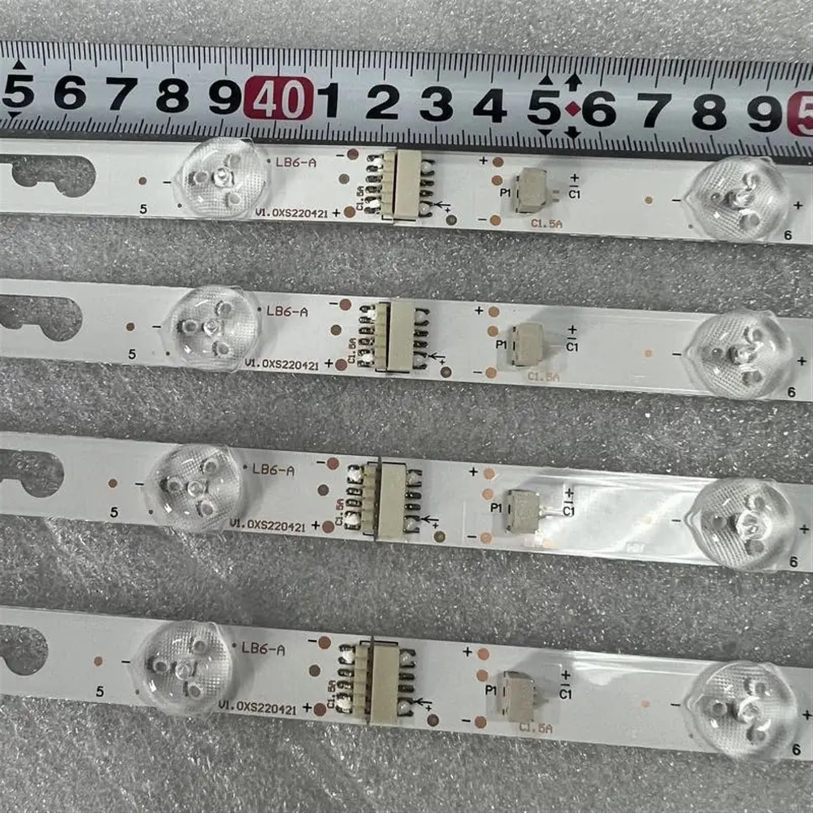 Strisce di retroilluminazione a LED 12LED compatibili for TV 55R82 55E31 L55M5-AD 55D1200 TH-55FS435Q Manta 55LUS79T Matz KM0255UHD-S3 55HR332M12A0 V2(5 Kit for 5 TV)