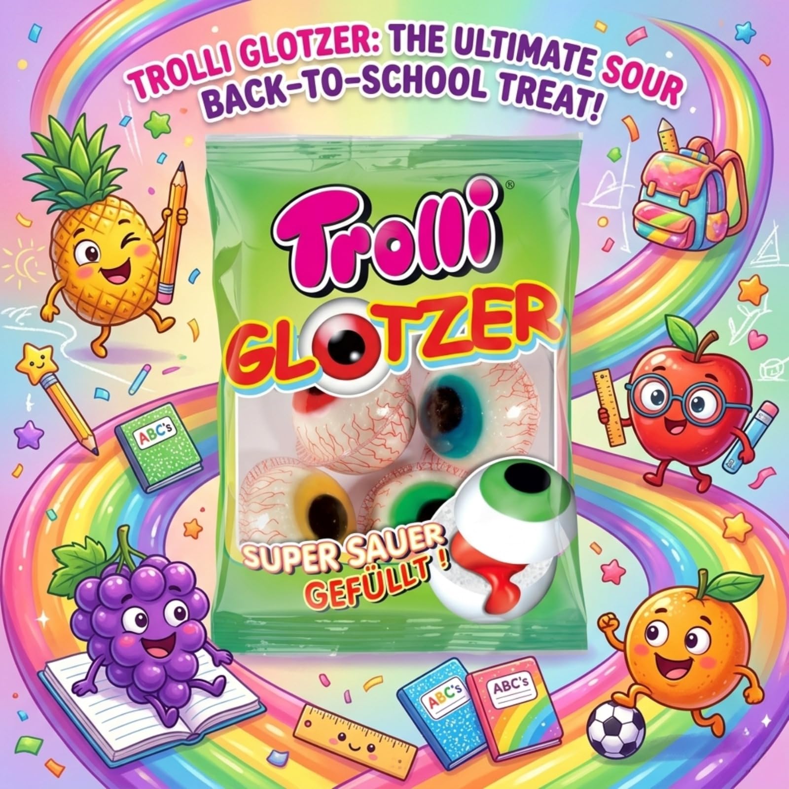 トローリ目玉グミ　492個 Amazon | Trolli Glotzer 目玉グミ 4個入り 75g | トローリ | グミ 通販