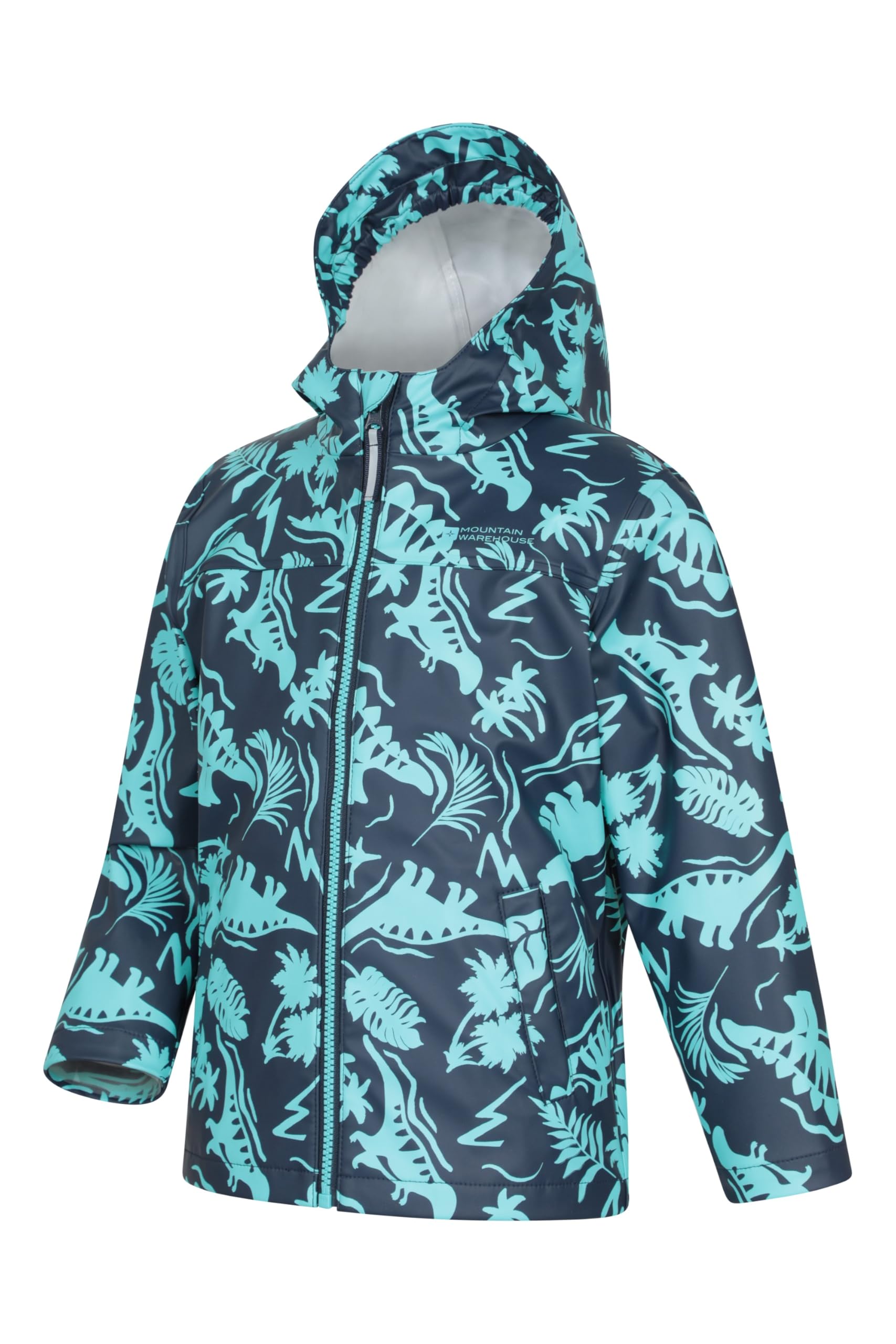 Mountain Warehouse Ensemble Veste et Pantalon imperméables pour Enfants - Respirant, Bretelles élastiquées, détails réfléchissants - Printemps été