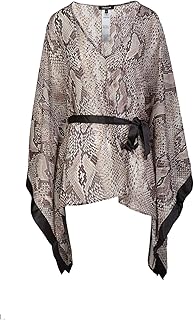 Phyton Printed Chiffon Short Kaftan Cover Up- for Womens - Buy now