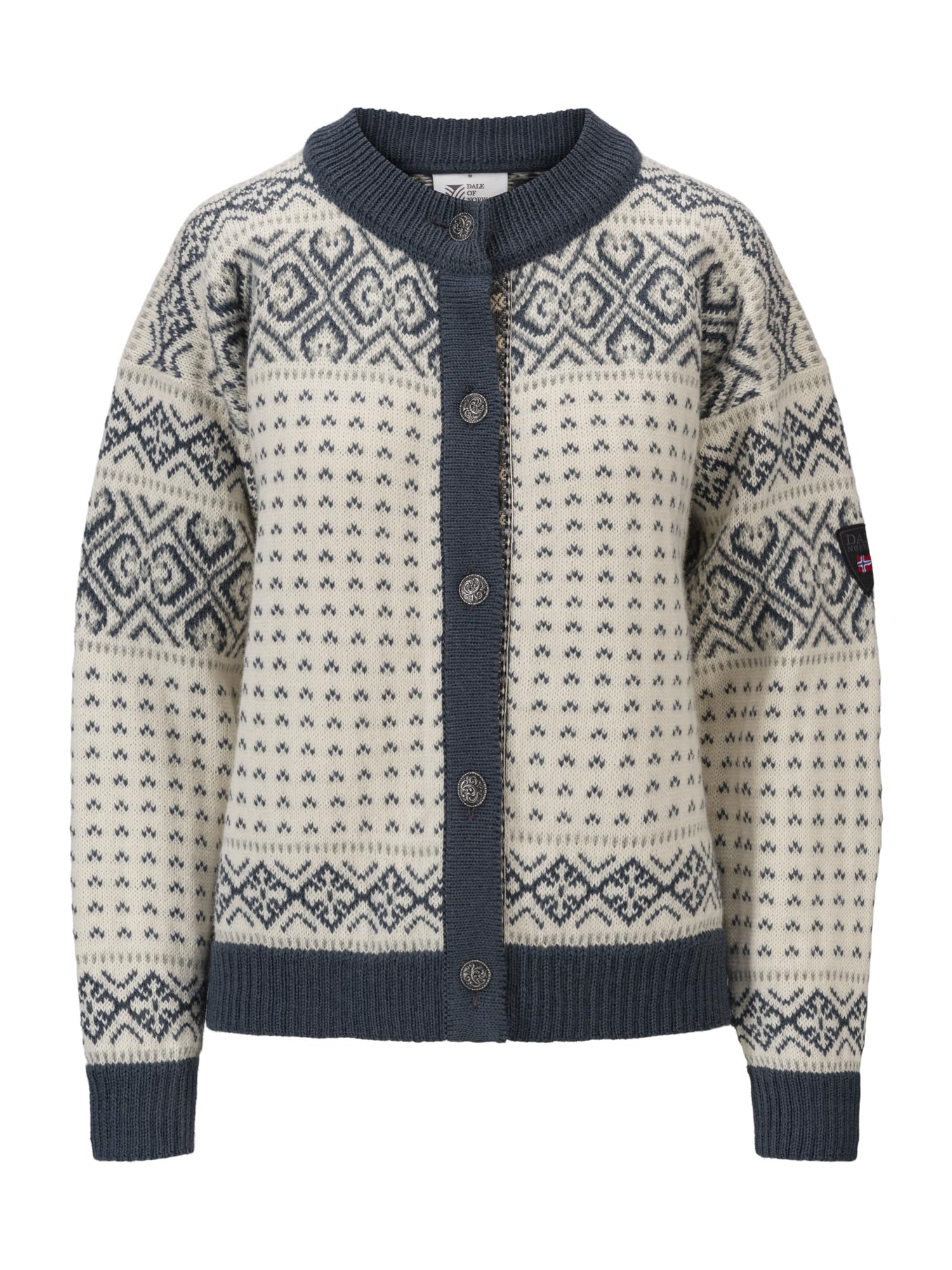 Dale of Norway Hannah Womens Cardigan - Wool Cardigan for Women - Pure Wool