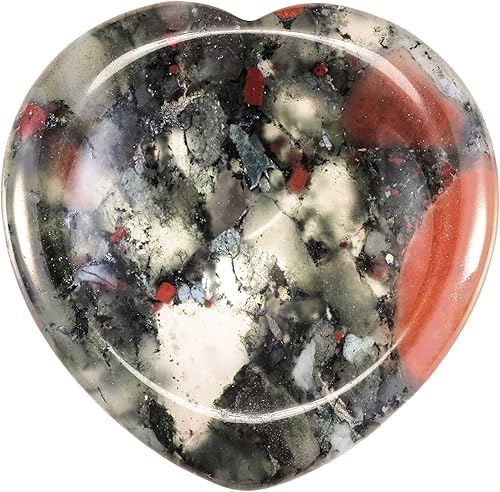 Miniatura 5 de SUNYIK Piedra natural tallada a mano para el pulgar, piedras pulidas en el bolsillo de la palma, cristal curativo para el día de San Valentín, en