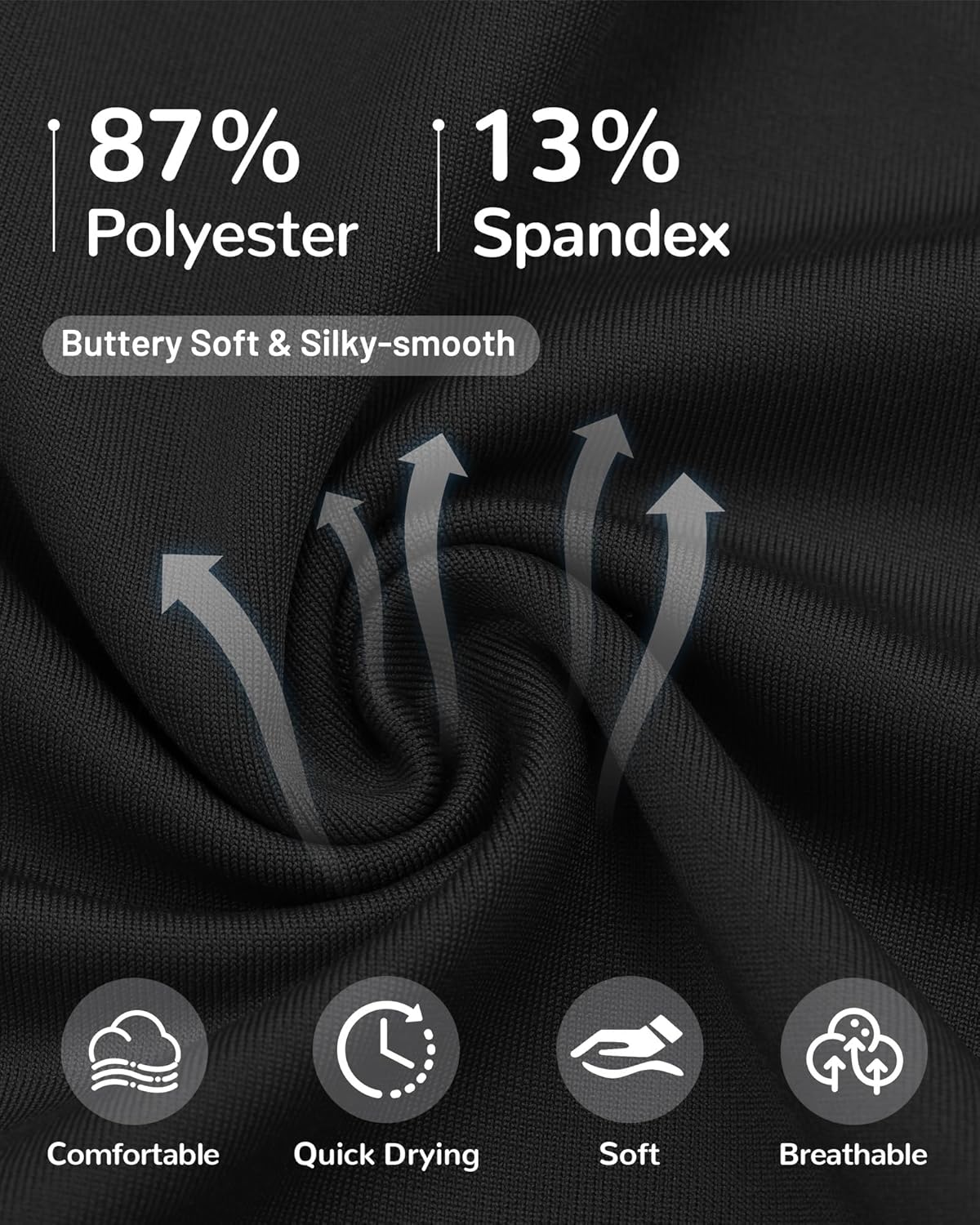 Moozava Women's Compression Shirt Short Sleeve Workout Tops Athletic T-Shirts Base Layer for Gym Running Yoga Sports - Image 3