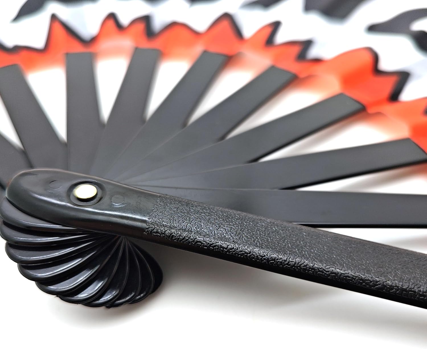 ASVP Shop Rodeo Bang Cowboy Circuit Large Clack Folding Hand Fan – Foldable Handheld Bang Fan for Concerts, Festivals