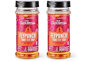 Aunt Fannie's FlyPunch: Natural Fruit Fly Trap (2 Pack)