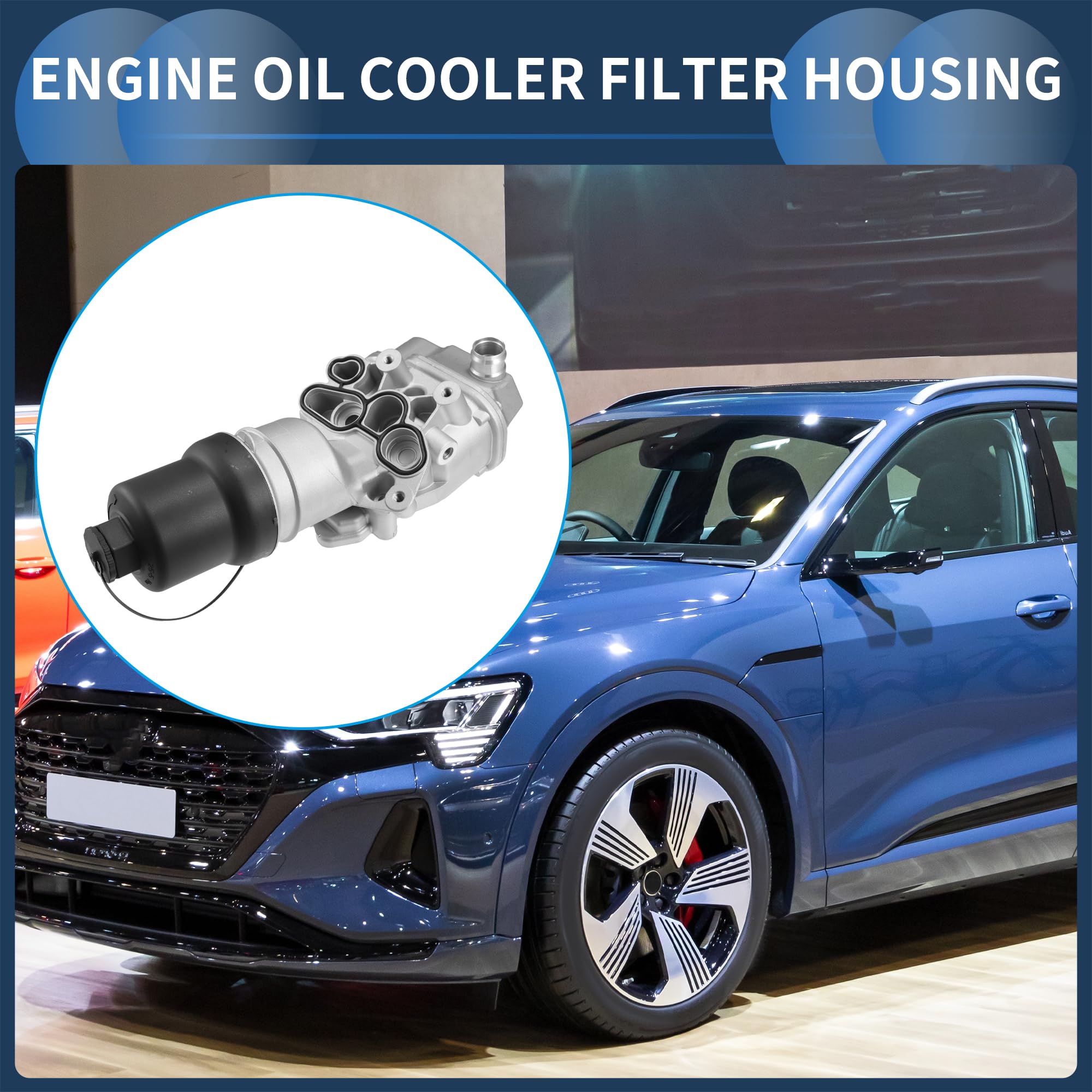 INFINAUTO Boîtier De Filtre À Huile Moteur Pour Audi A3 06-08 1 Pc