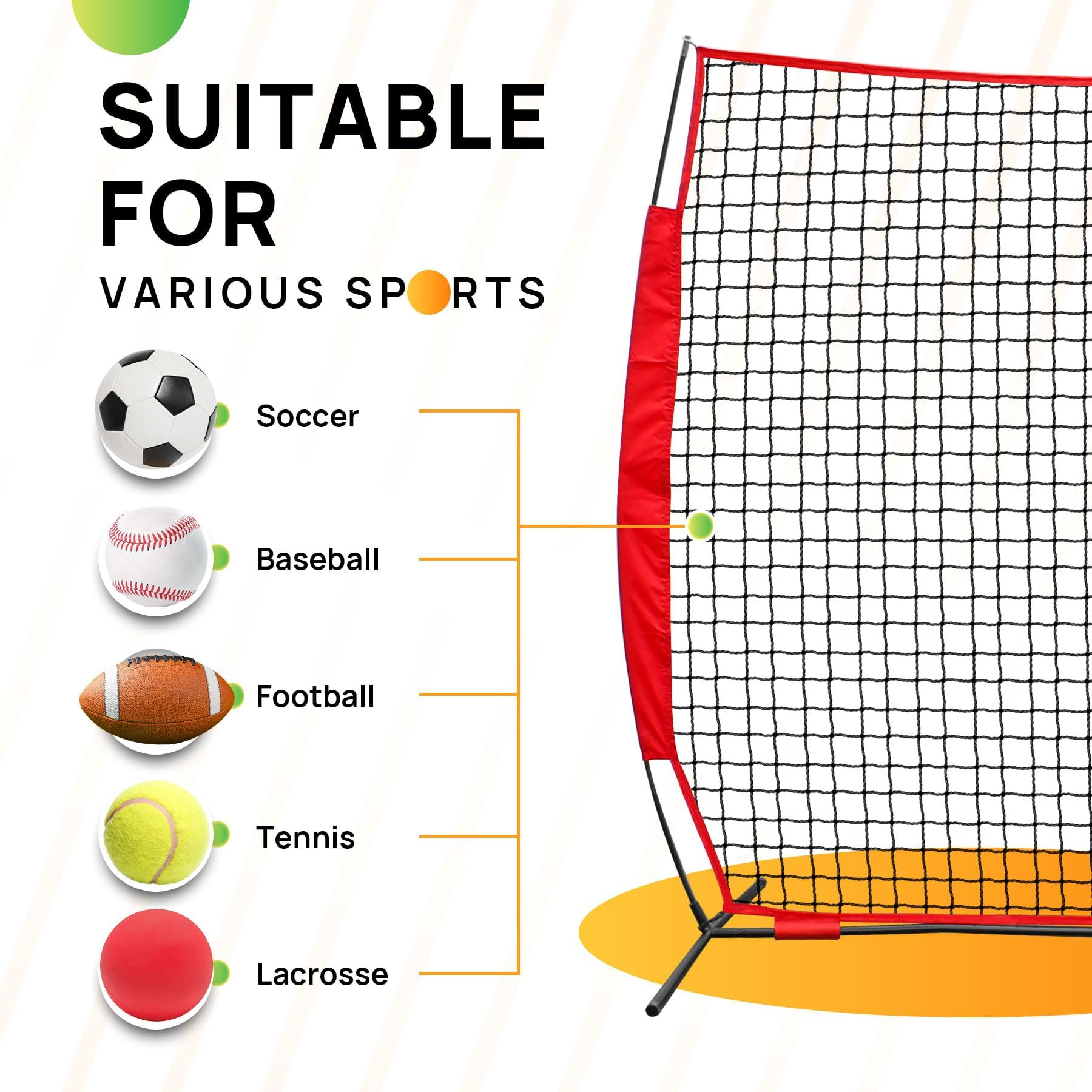 Photo 1 of Wemily 16' x 10' Backstop Net