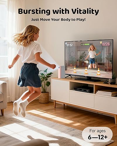 Miniatura 3 de Consola de juegos AR Motion para niños sistema de videojuegos de TV Plug and Play para juegos físicos en interiores, diversión familiar interactiva,