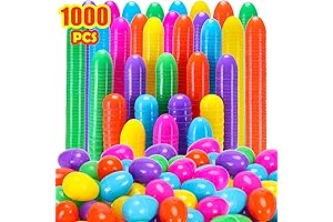1000 Easter Eggs for Easter Egg Hunt: Empty Fillers for Festive Surprises