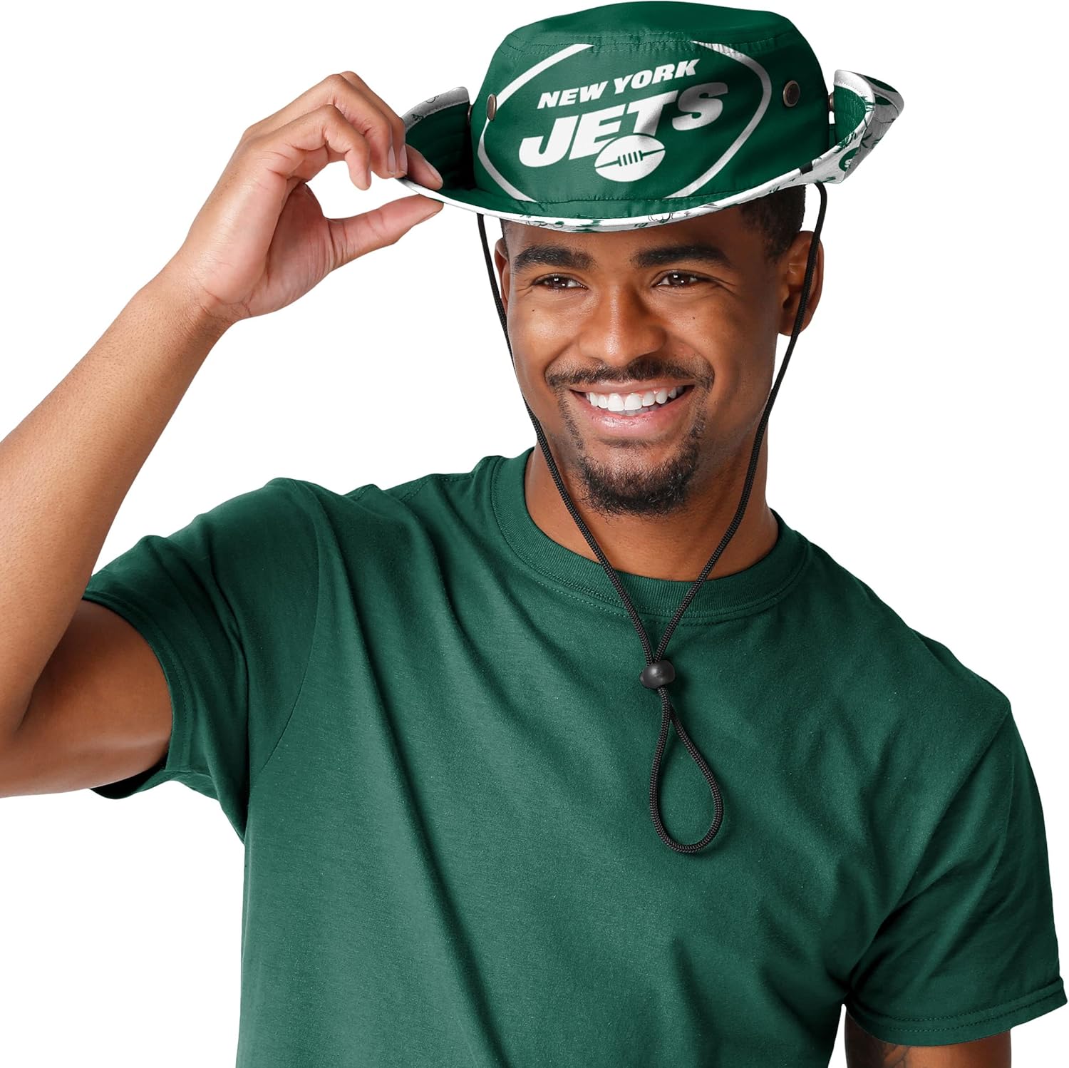 NFL Team Cropepd Big Logo Sport Outdoor Sun Bucket Boonie Hat - Image 3