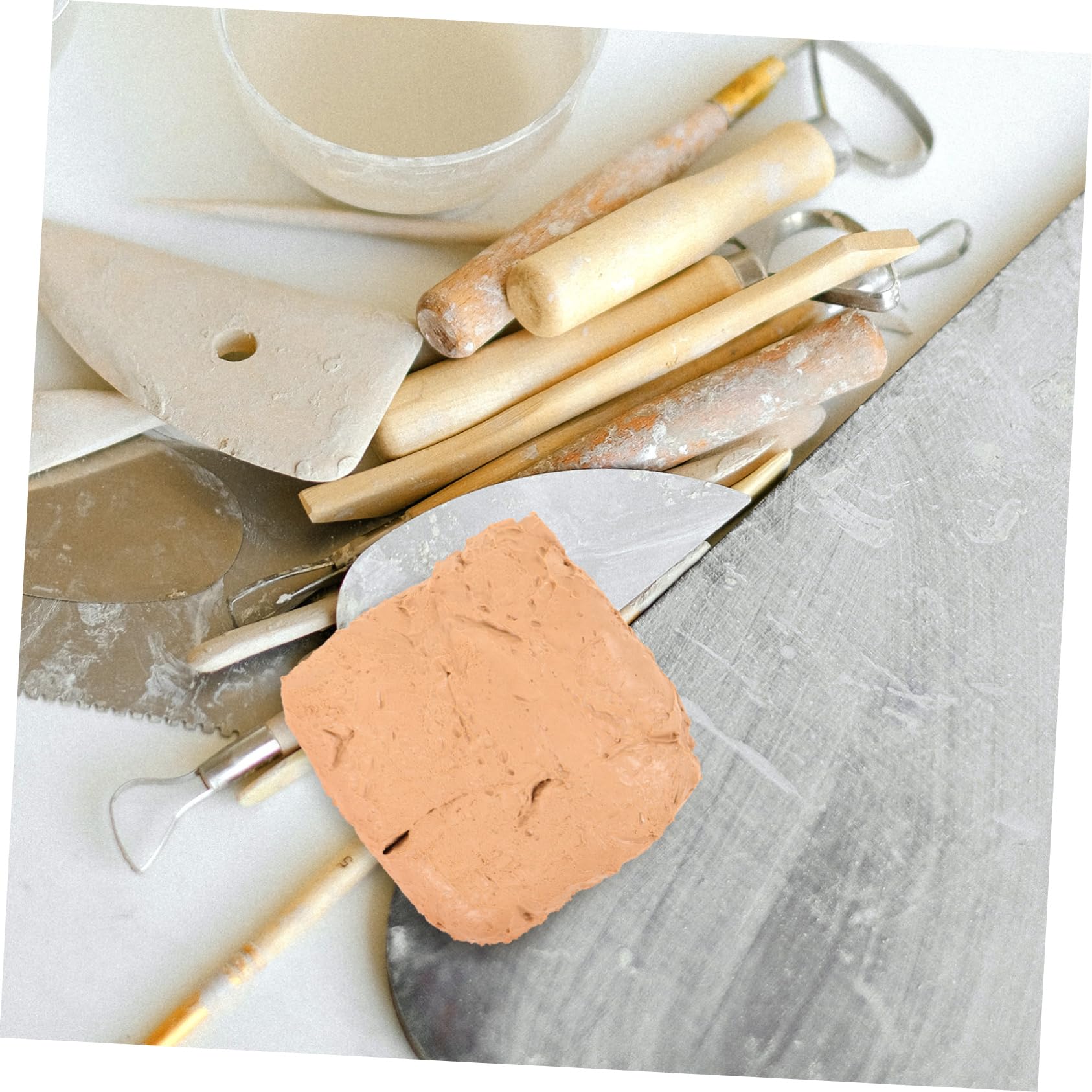 Tofficu Kit 6 Pezzi di Argilla da Modellare per Ragazzo Ragazza, Texture Fine e Compatta, senza Cottura, per Attività Creative e Bricolage Fai da Te