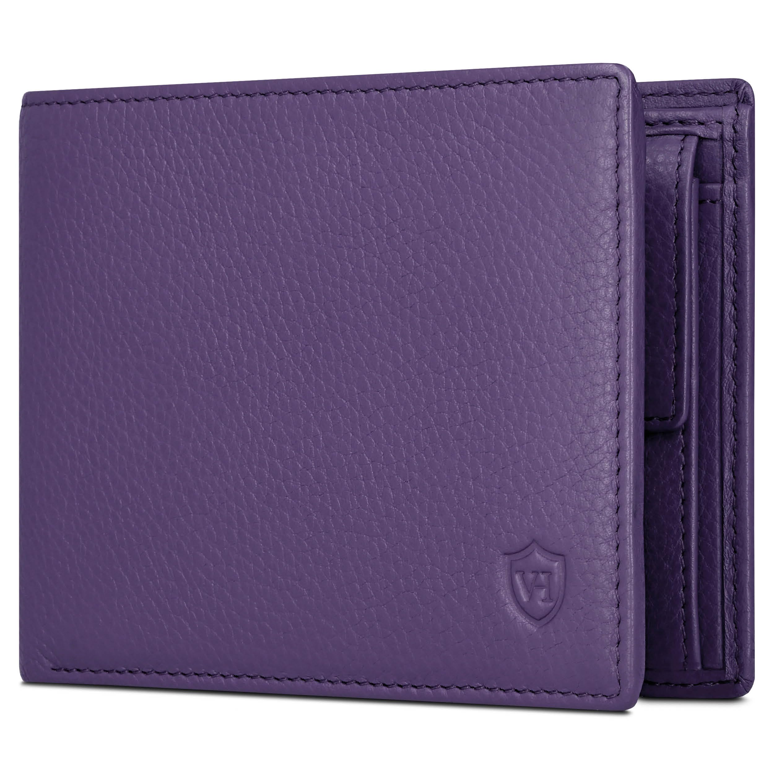 VON HEESEN Leder Geldbörse RFID Schutz I Echtleder Geldbeutel für Damen & Herren I Portemonnaie Brieftasche Wallet Portmonee