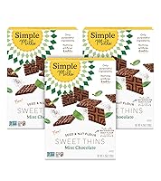 Vista 14 de Simple Mills Sweet Thins Cookies, harina de semillas y nueces, miel y canela, sin gluten, apto para paleo, aperitivos saludables, 4.25 onzas