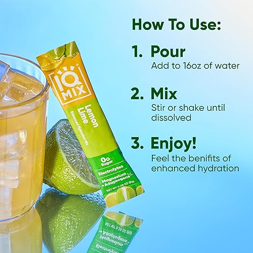 Miniatura 33 de IQMIX x Chef Thomas Keller - Polvo de Electrolitos para Hidratación – Fórmula 4 en 1 para Hidratación, Claridad Mental, Estado de Ánimo y