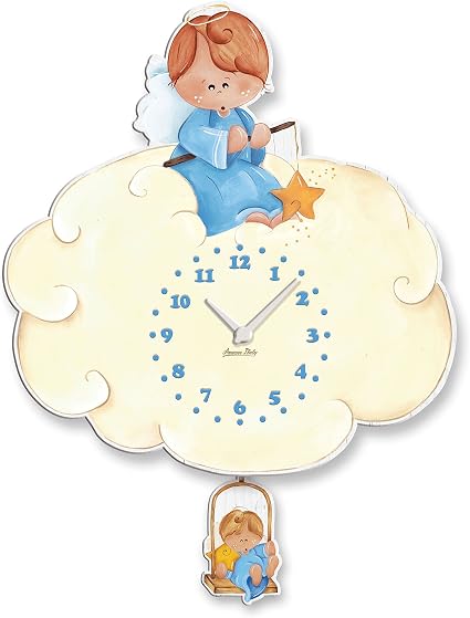 Aracne Italy Fantasia Angelo Celeste Orologio, Taglia Unica : Amazon.it:  Casa e cucina