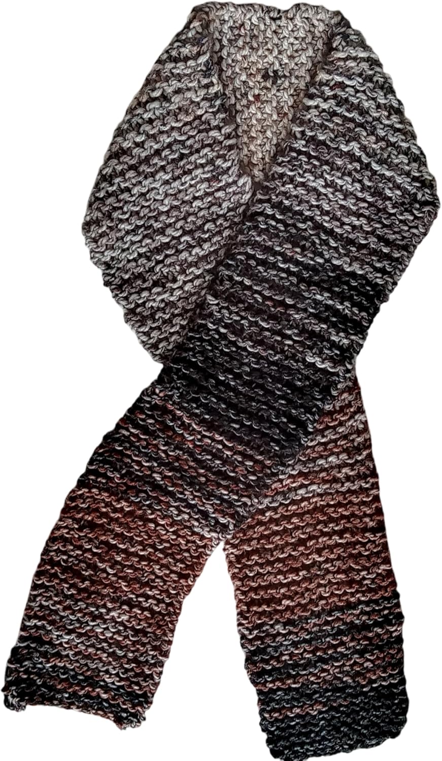Ready to Ship - Handmade knitted soft warm beautiful bulky yarn scarves, winter, spring, fall