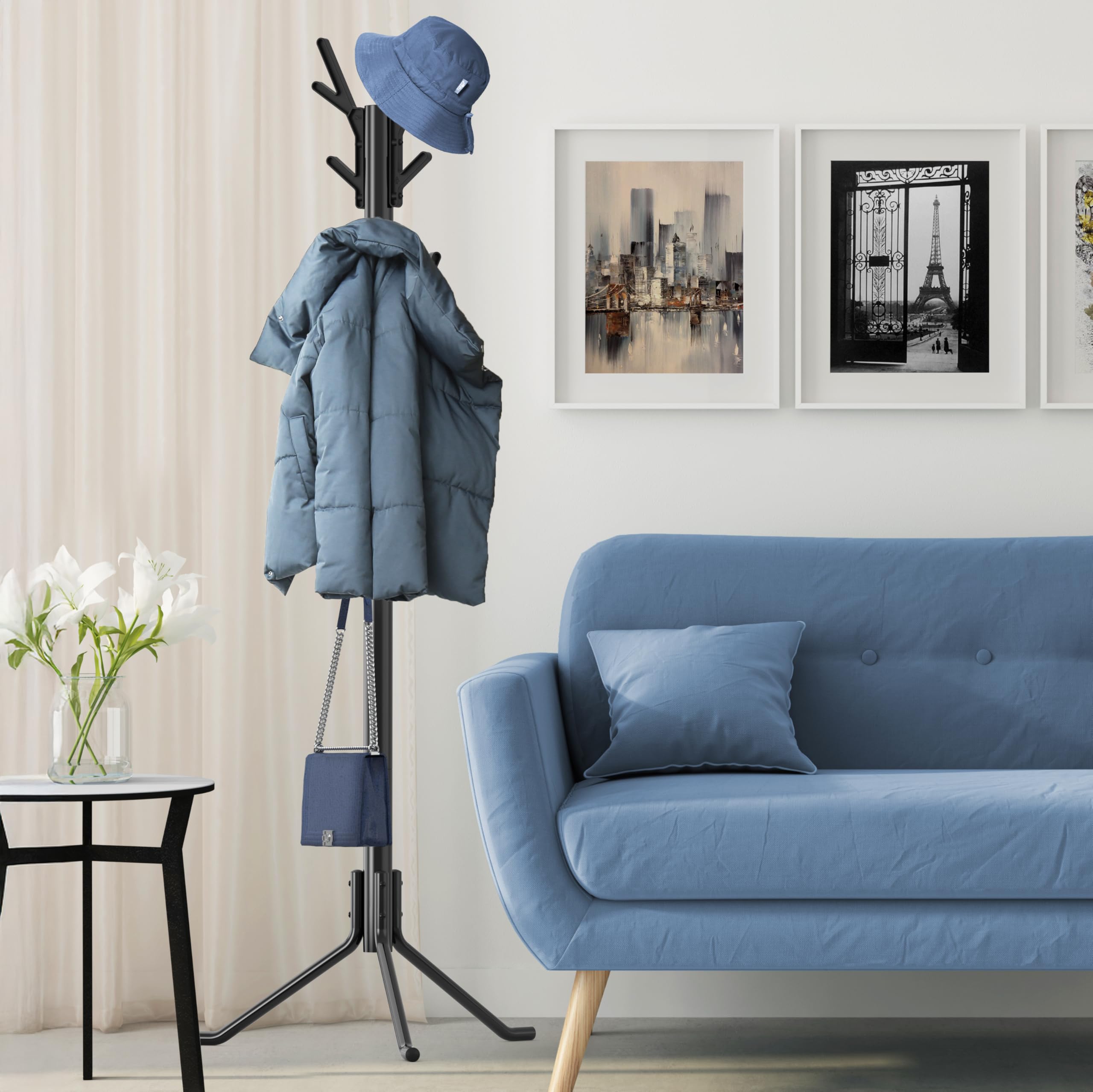 Amazon.com: Simple Houseware Standing Coat and Hat Hanger