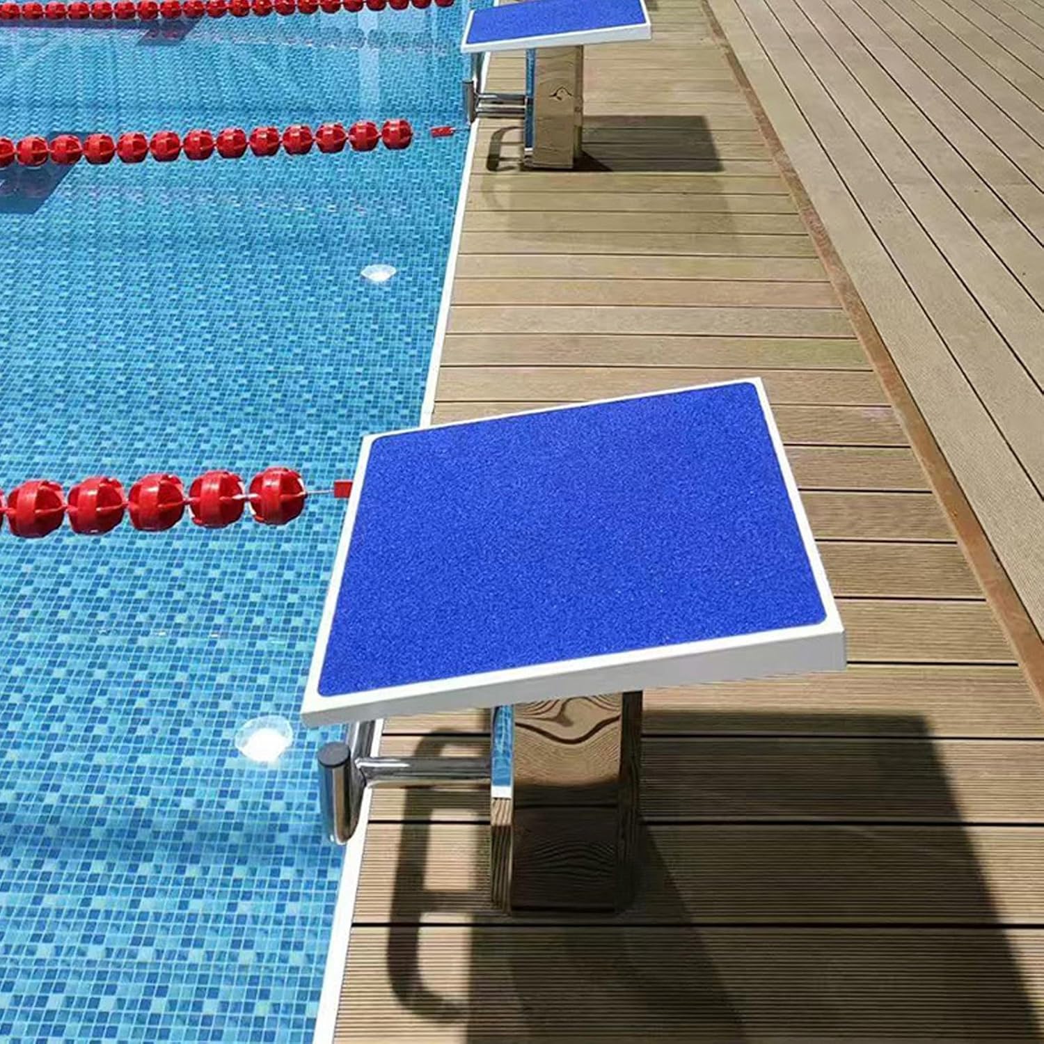 Stainless Steel Diving Platform for Pools, 9° Incline, Anti-Slip, 200kg Capacity – Safe & Diving Board for Enhanced Pool Performance