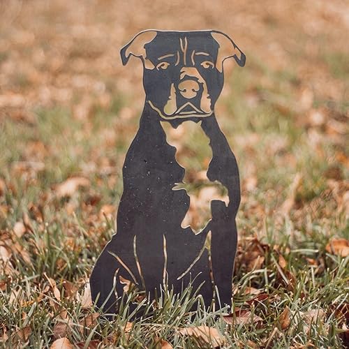 Miniatura 7 de My Metal Rescue Corten Steel Staffordshire Bull Terrier Dog Silhouette Yard Stake (Large)