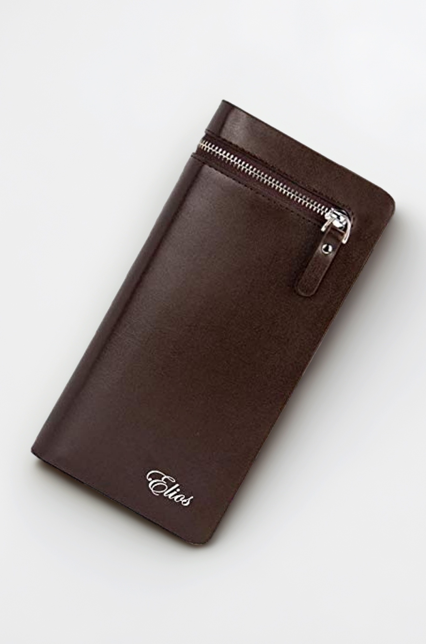 Faux Leather Women Wallet (Brown)