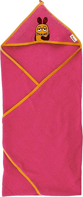 Playshoes Uniseks dzieci Frottee-KapuzentuchSzlafrok, 18 - Różowy, 100x100cm