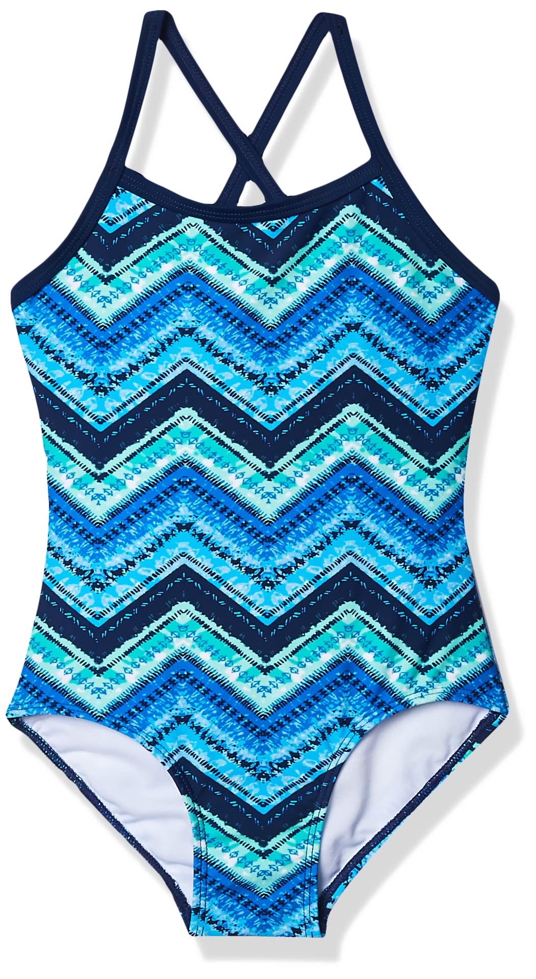 Kanu Surf Girls Layla Beach Sport Banded 1 Piece Swimsuit