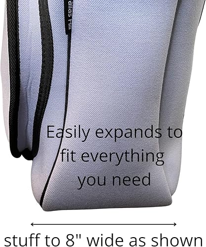 Miniatura 3 de Dallas Hill Designs - Bolsa de tenis para mujer, bolsa de neopreno  3 raquetas  Aplicable para pickleball, remo, squash, raquetball, bádminton