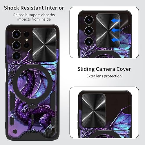 Vista 149 de Funda protectora híbrida para Samsung Galaxy A53 5G de 6.5 pulgadas y anillo giratorio de 360 grados, función atril, híbrida, de doble capa