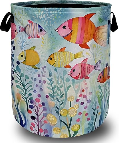 Miniatura 9 de Cesta de lavandería retro con asas de oso de montaña, plegable, con asas, bolsa de tela Oxford, divertida cesta de lavandería, cubo de Retro camping