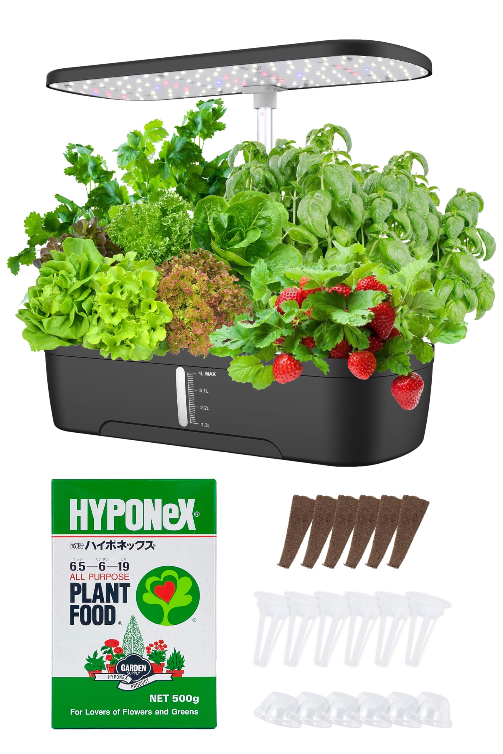 [MRG] 水耕栽培キット 12株同時栽培 LED植物育成ライト・自動水循環 室 Amazon.co.jp: [MRG] 水耕栽培キット 微粉ハイポネックス500g付き 12株