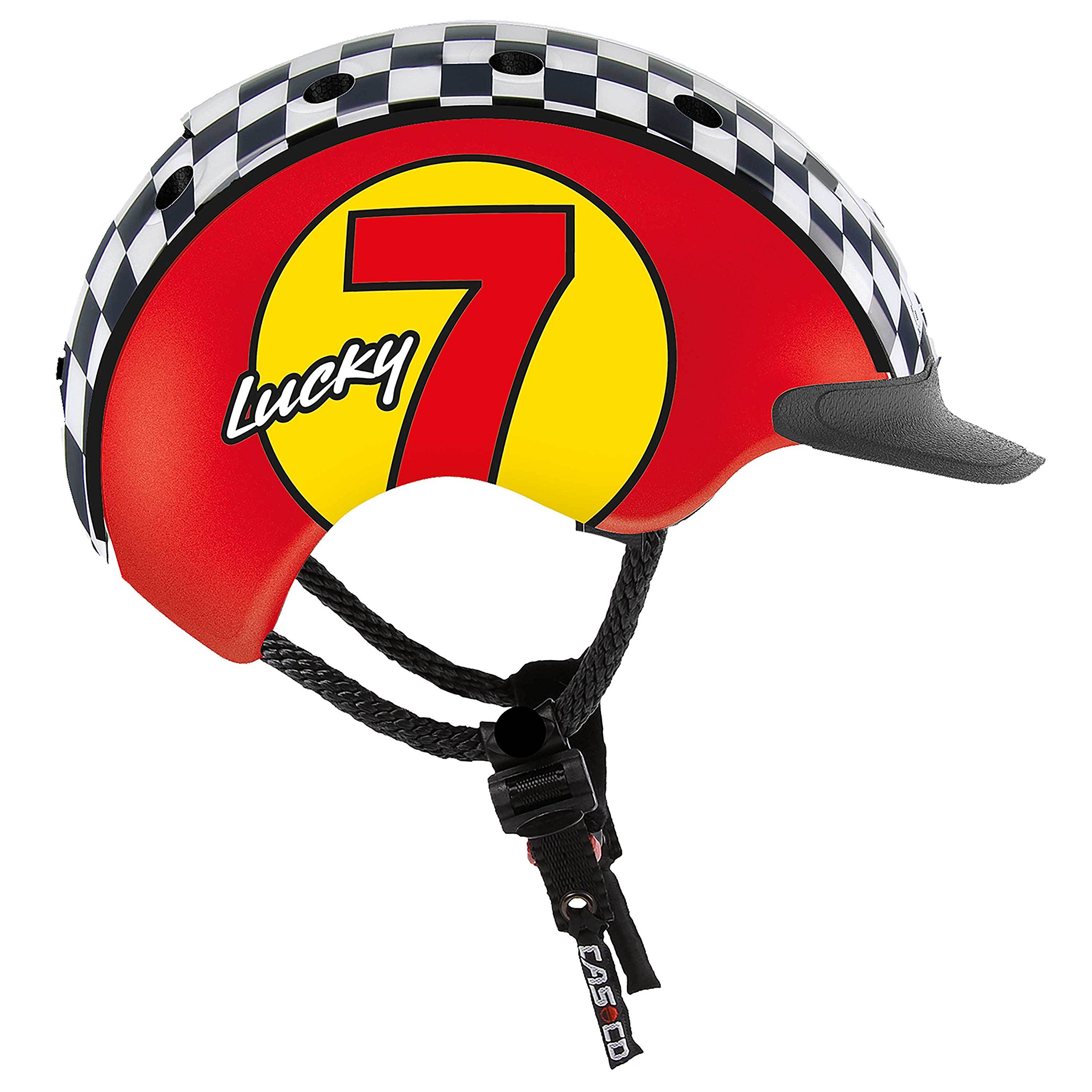 Casco Kinder Fahrradhelm Mini 2 Lucky 7, rot, S, 18.04.2333.S Sport & Freizeit