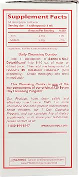 Sonne's Organic Foods - Sonne's No. 7 Detoxification, 32 fl oz Liquid