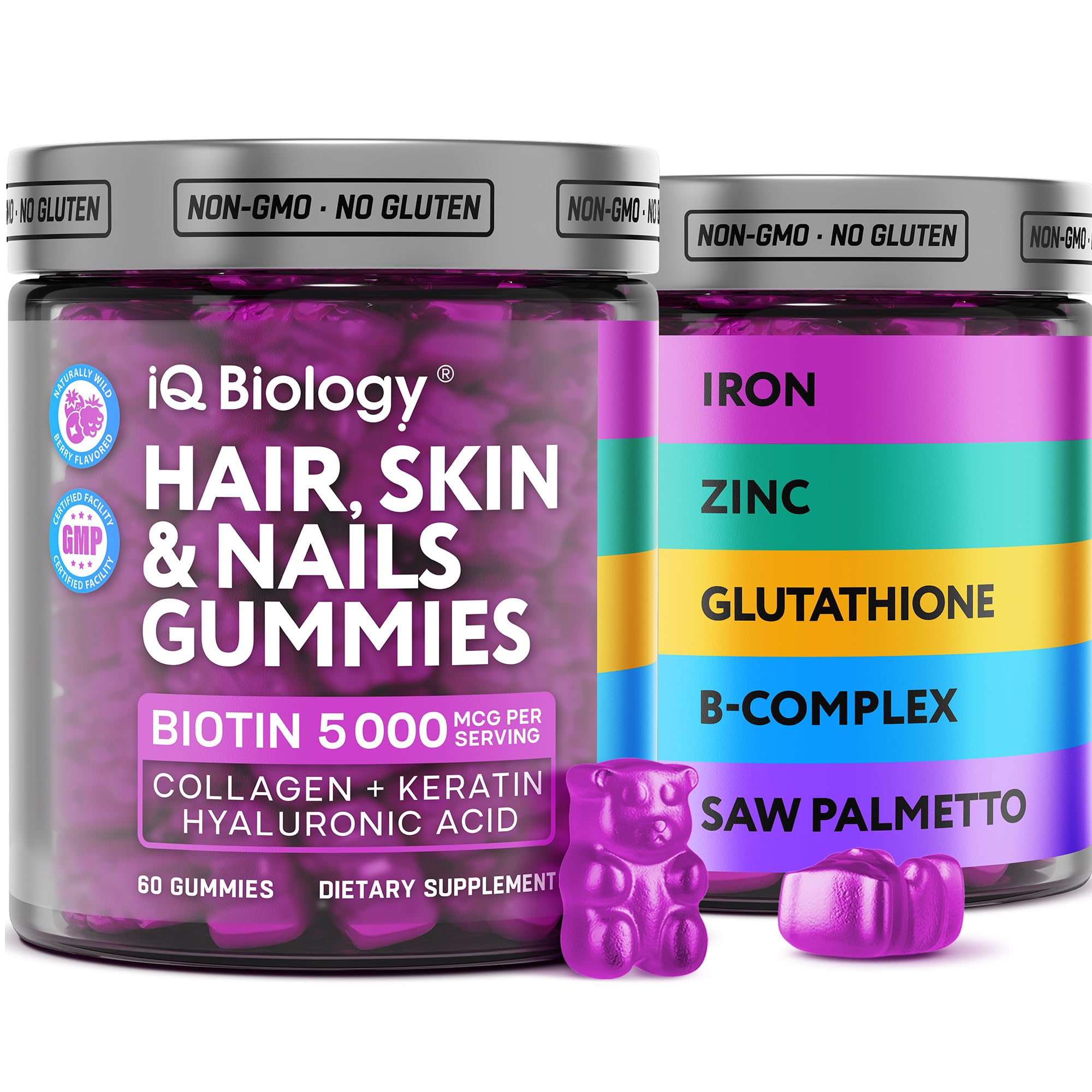 IQ Biology Biotin Gummies