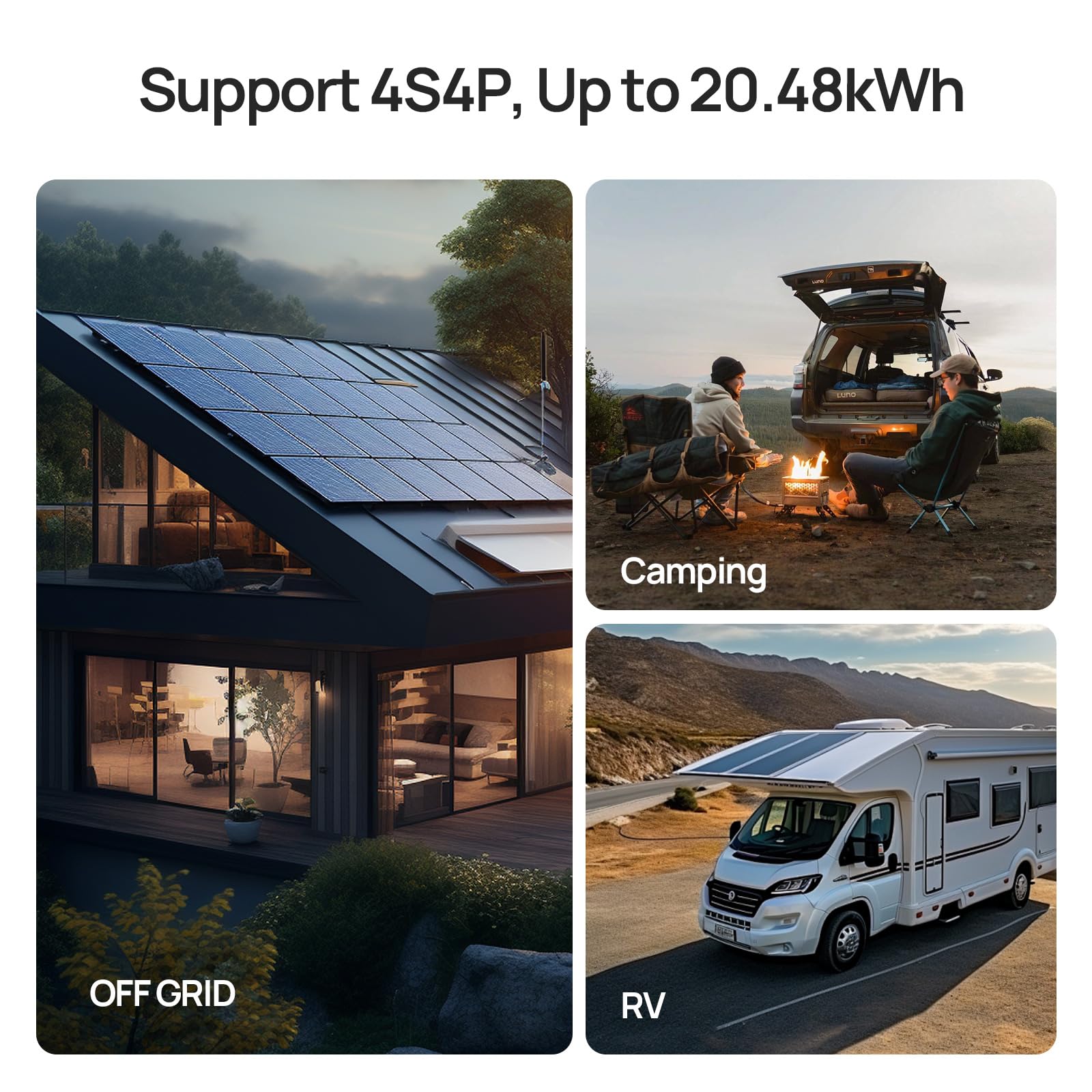 ECO-WORTHY Batterie Lithium 12V 100AH Bluetooth Batterie Lifepo4 avec Protection Basse température et 100A BMS,1280Wh Batterie pour Camping-Car, Panneau Solaire, Kit Solaire, Bateau, Moteur Trolling