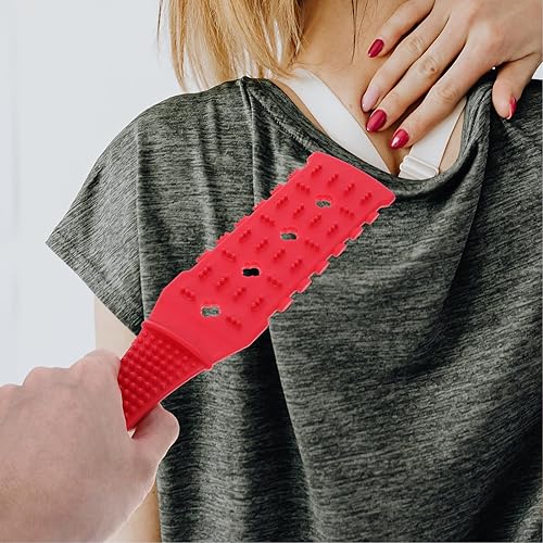 Miniatura 3 de Healifty Placa Gua Dolor Pat Back Cuatro Masajes Meridiano Portátil para Músculo Cuerpo Hombro Acupoint Becerro Masajeador Cuidado Salud Alargado