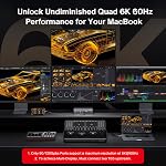 IVANKY 26-in-1 FusionDock Ultra, 10GbE MacBook Station d'accueil, Quad 6K/Triple 8K Afficher le dock pour Mac M1-M5 Pour/Max, 120Gbps, 240W (Incompatible avec Windows)